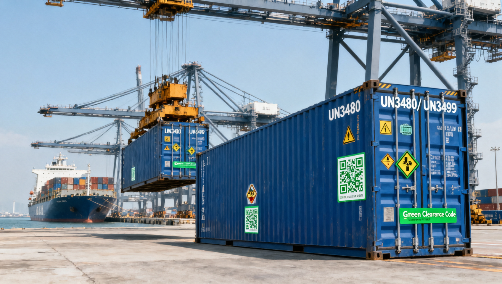 Yangshan Port Launches Green Clearance Code for Battery Cargo