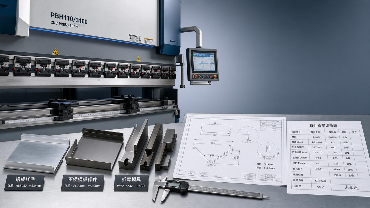 What to check before sheet metal bending starts