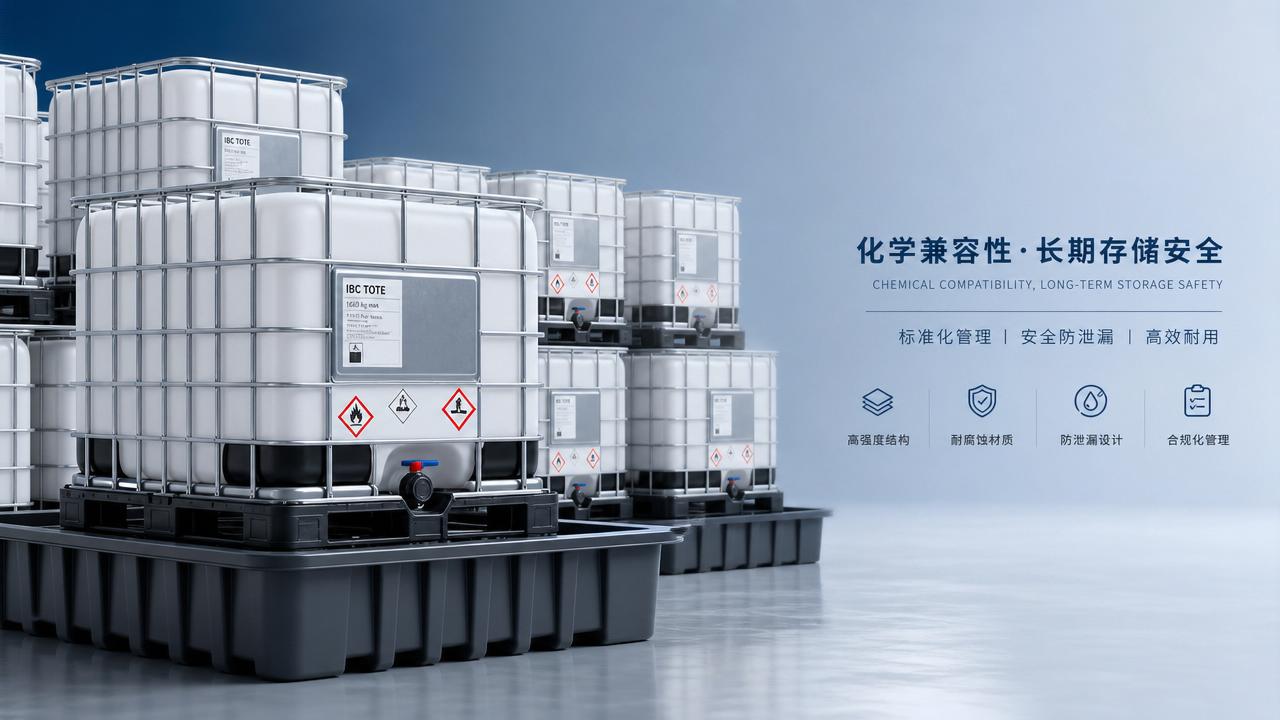 How safe are IBC totes for long-term chemical storage?