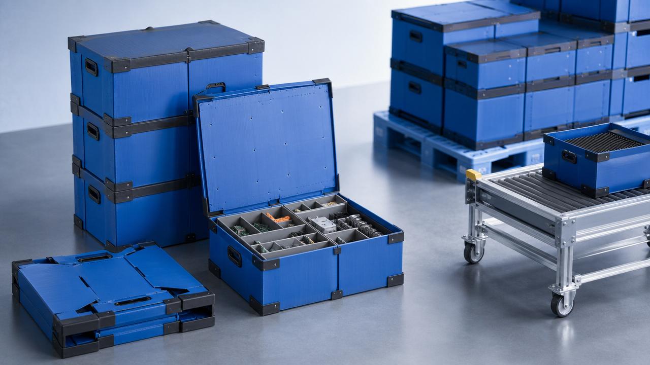 How to choose corrugated plastic boxes for industrial packaging