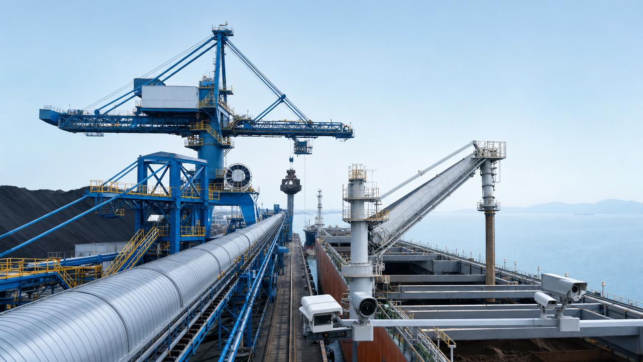 What slows port automation tech at bulk terminals today?