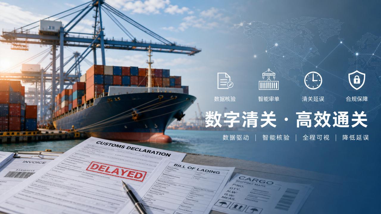 What delays digital customs clearance for sea freight?