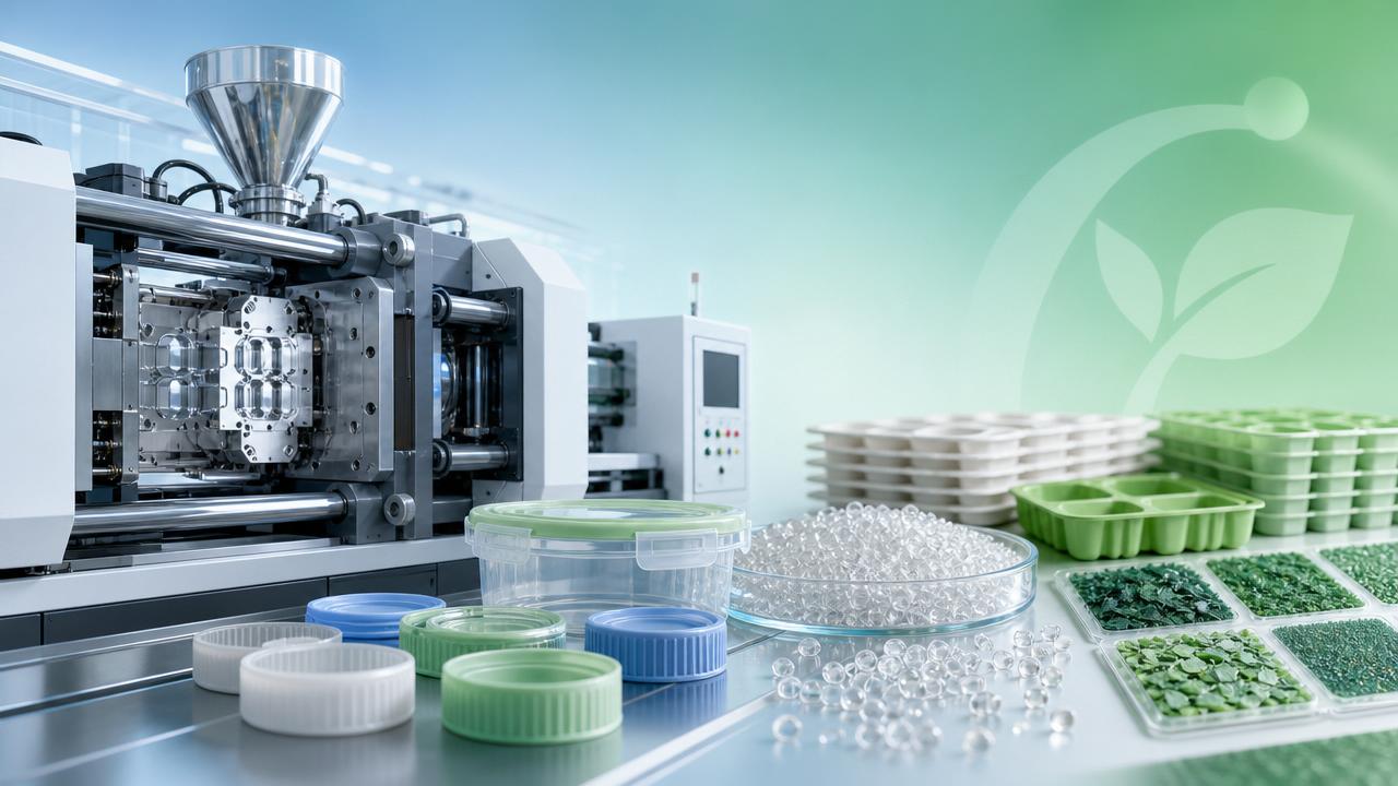 Plastic injection molding for packaging industry cuts waste