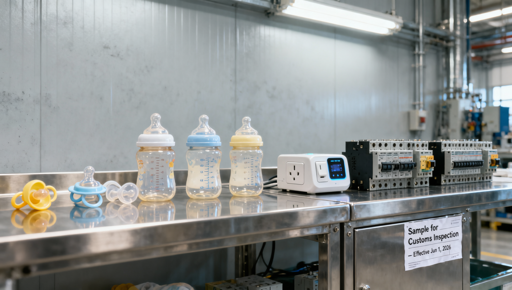 Customs Tightens Sampling for Infant Products & Low-Voltage Equipment from June 1