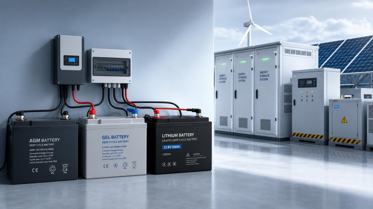 Deep Cycle Batteries Explained: AGM, Gel, and Lithium Compared