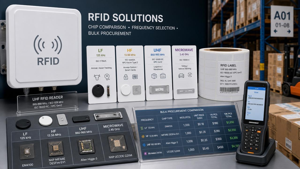 Buying RFID Tags Wholesale: How to Compare Chip Type, Frequency, and Order Cost