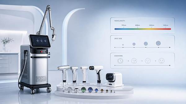 Aesthetic Lasers Explained: How to Compare Wavelength, Spot Size, and Downtime Aesthetic Lasers Explained: How to Compare Wavelength, Spot Size, and Downtime