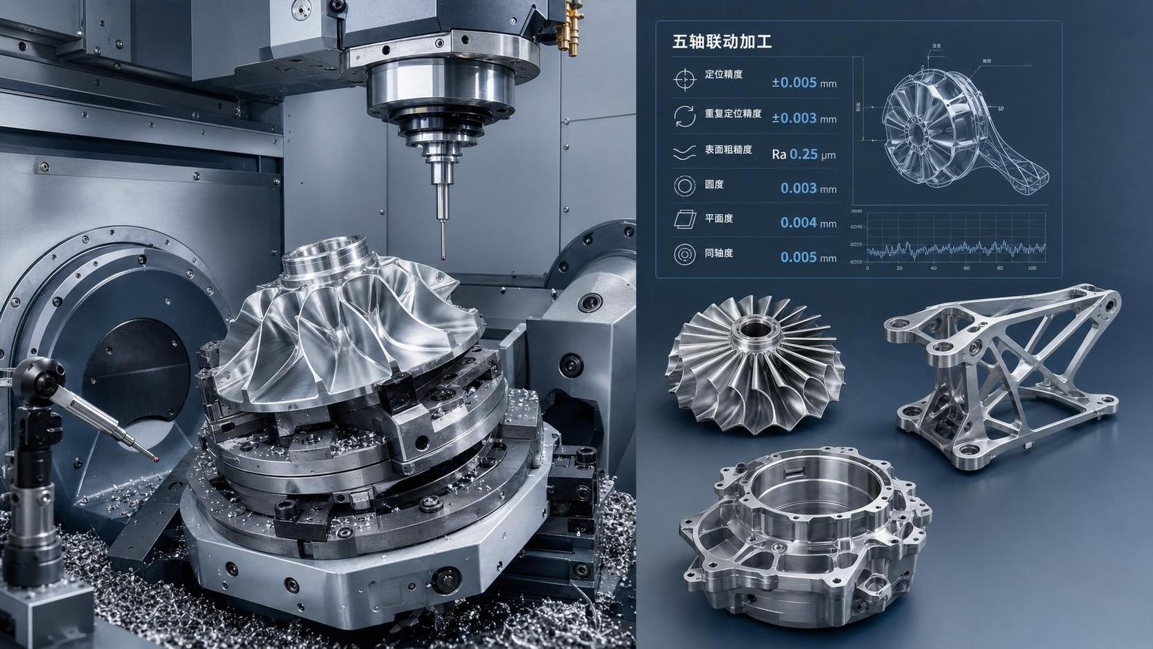 5 Axis Milling for Aerospace Components: Tolerances, Materials, and Part Types Explained