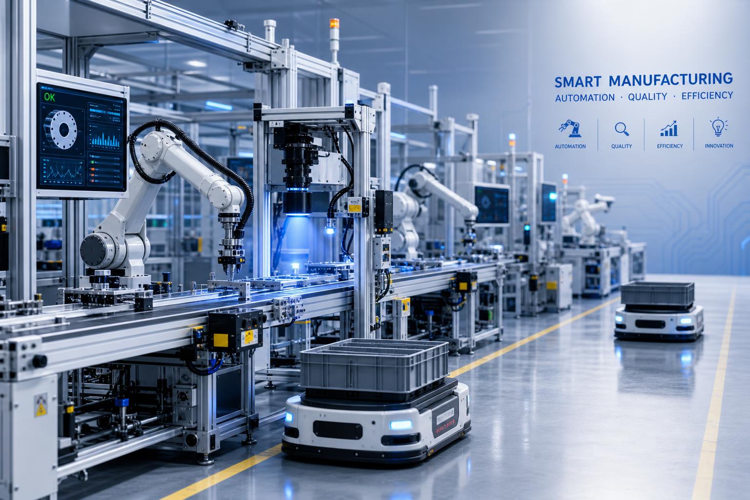 Factory Automation Solutions for Smart Manufacturing: Where to Start and What to Automate