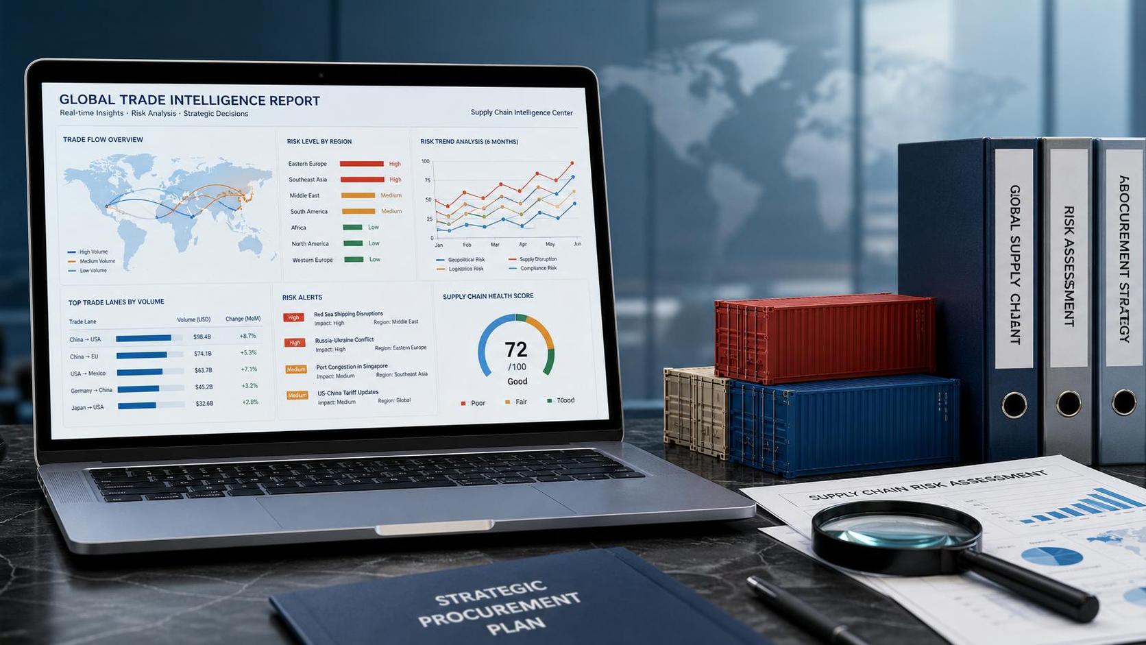 How Global Trade Intelligence Reports Help Teams Spot Supply Chain Risks Earlier