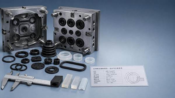 Compression Molded Rubber Parts: Material Options, Tolerances, and Design Limits