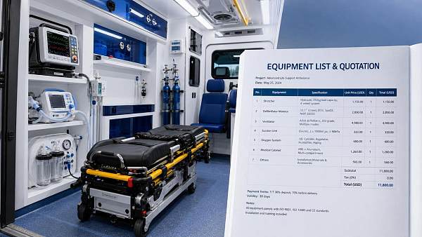 How to Request an Ambulance Equipment Quotation: Item List, Specs, and Cost Factors How to Request an Ambulance Equipment Quotation: Item List, Specs, and Cost Factors