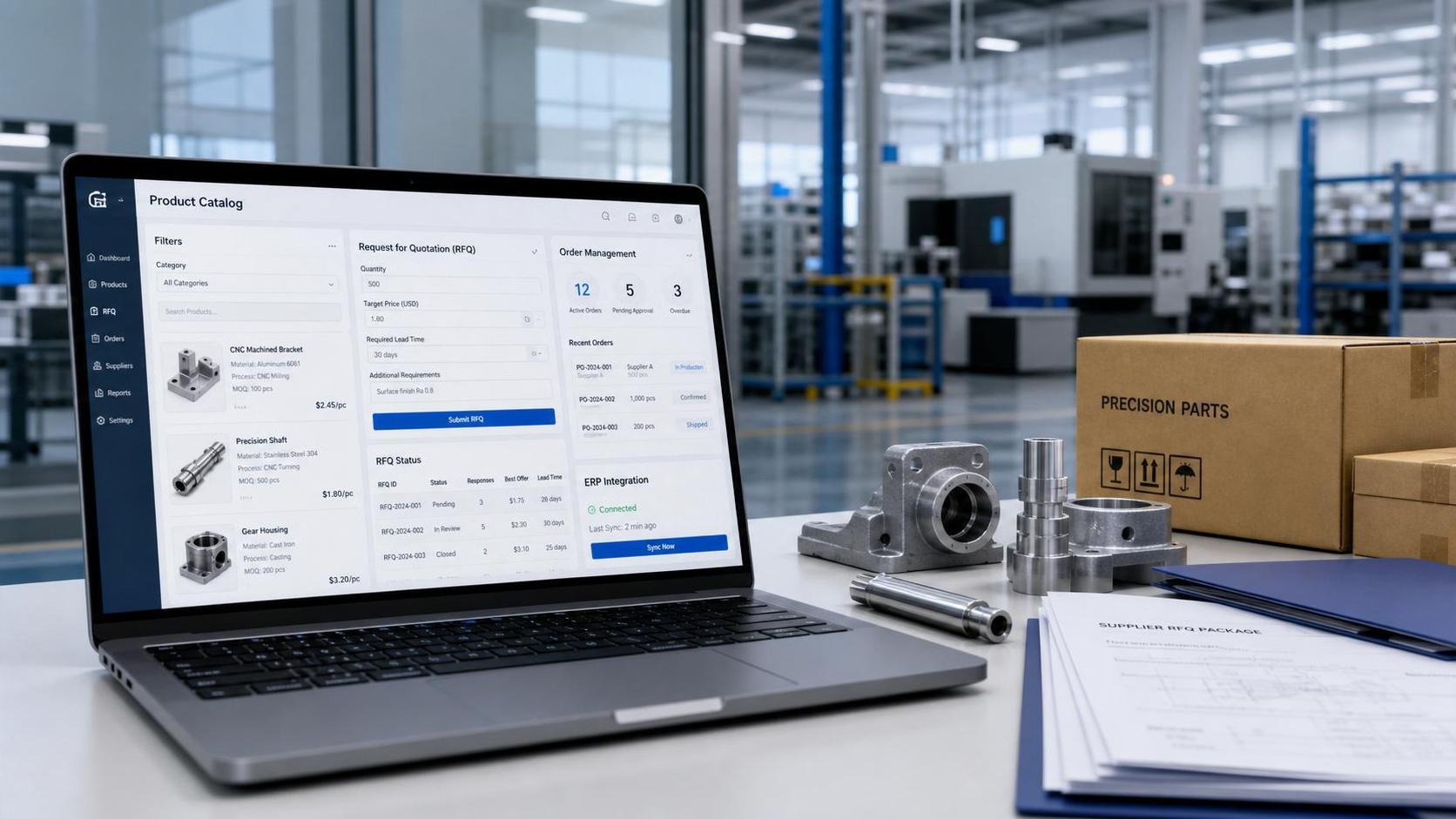 B2B Ecommerce Platforms for Manufacturers: How to Compare ERP, MOQ, and RFQ Features