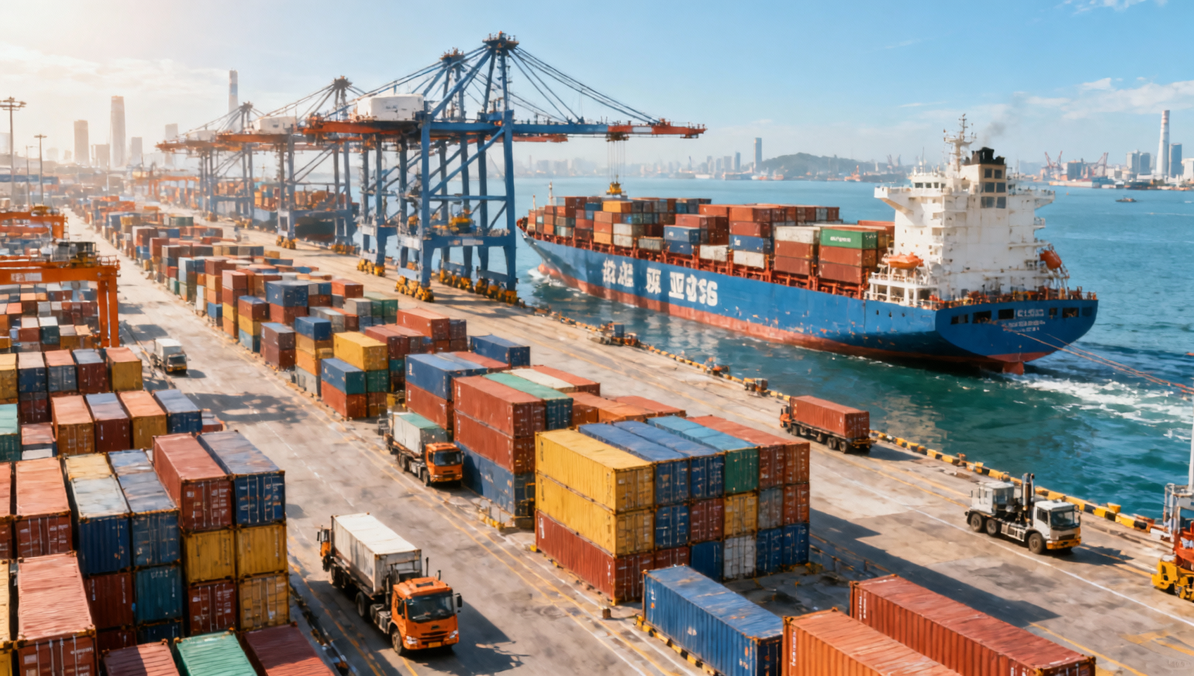 Shanghai Port Speeds Up as Freight Rates Climb