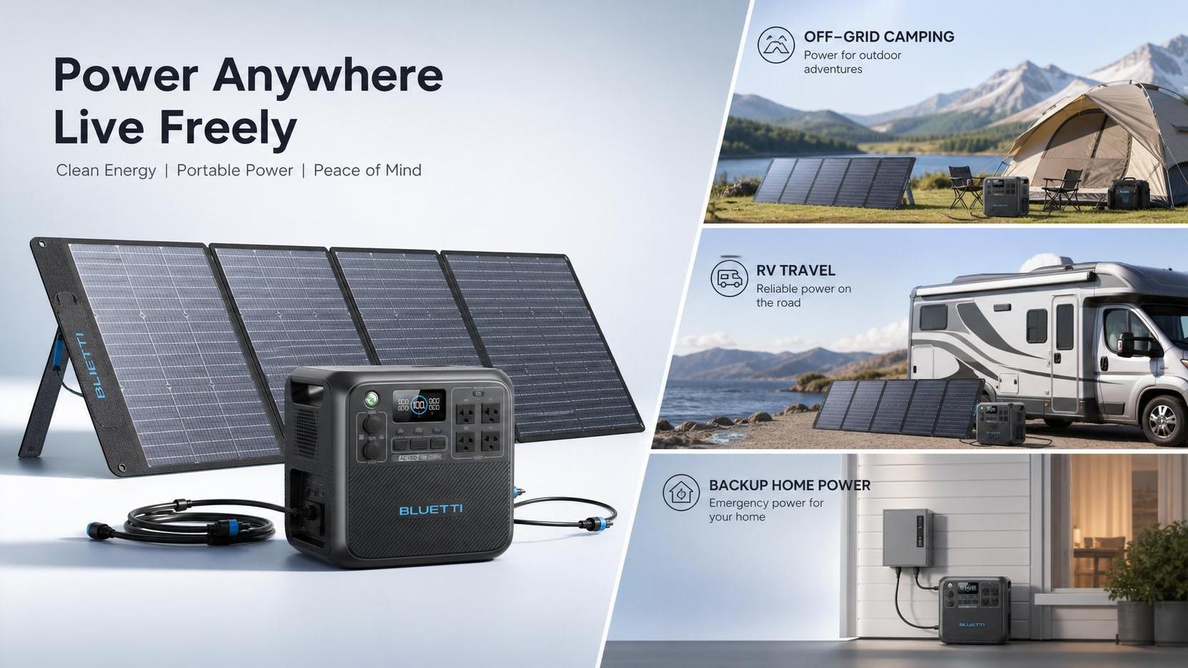 How to Choose a Portable Solar Panel for Off Grid Camping, RVs, and Backup Power