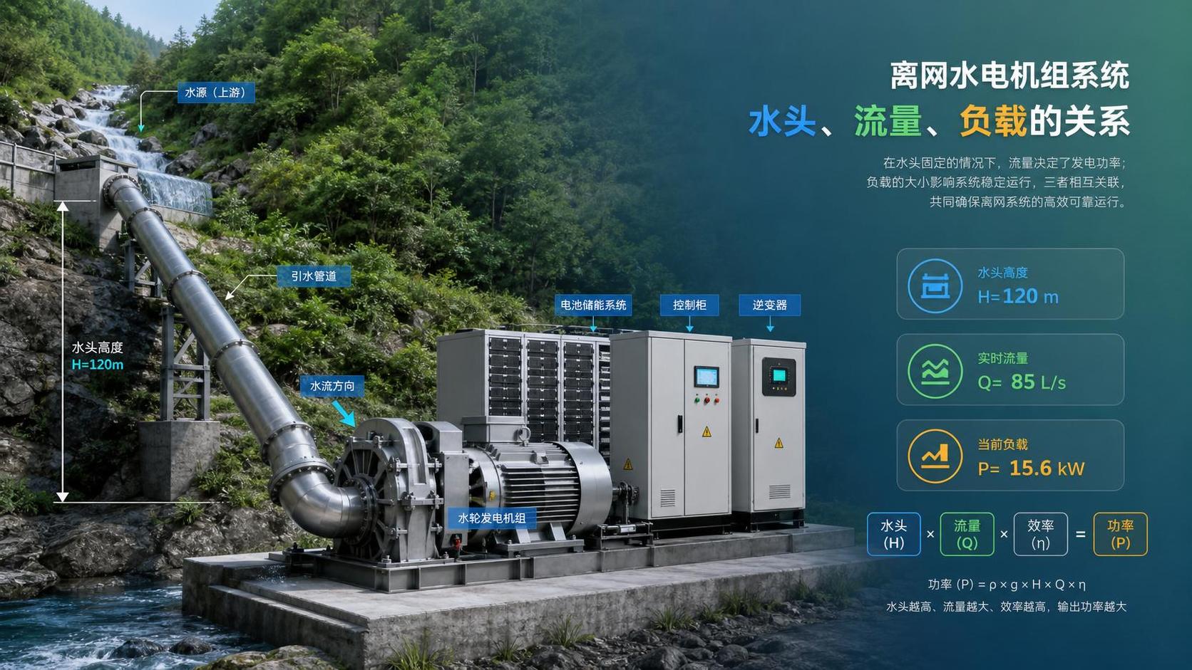 How to Size Hydro Turbine Generators for Off Grid Power: Head, Flow, and Load Basics