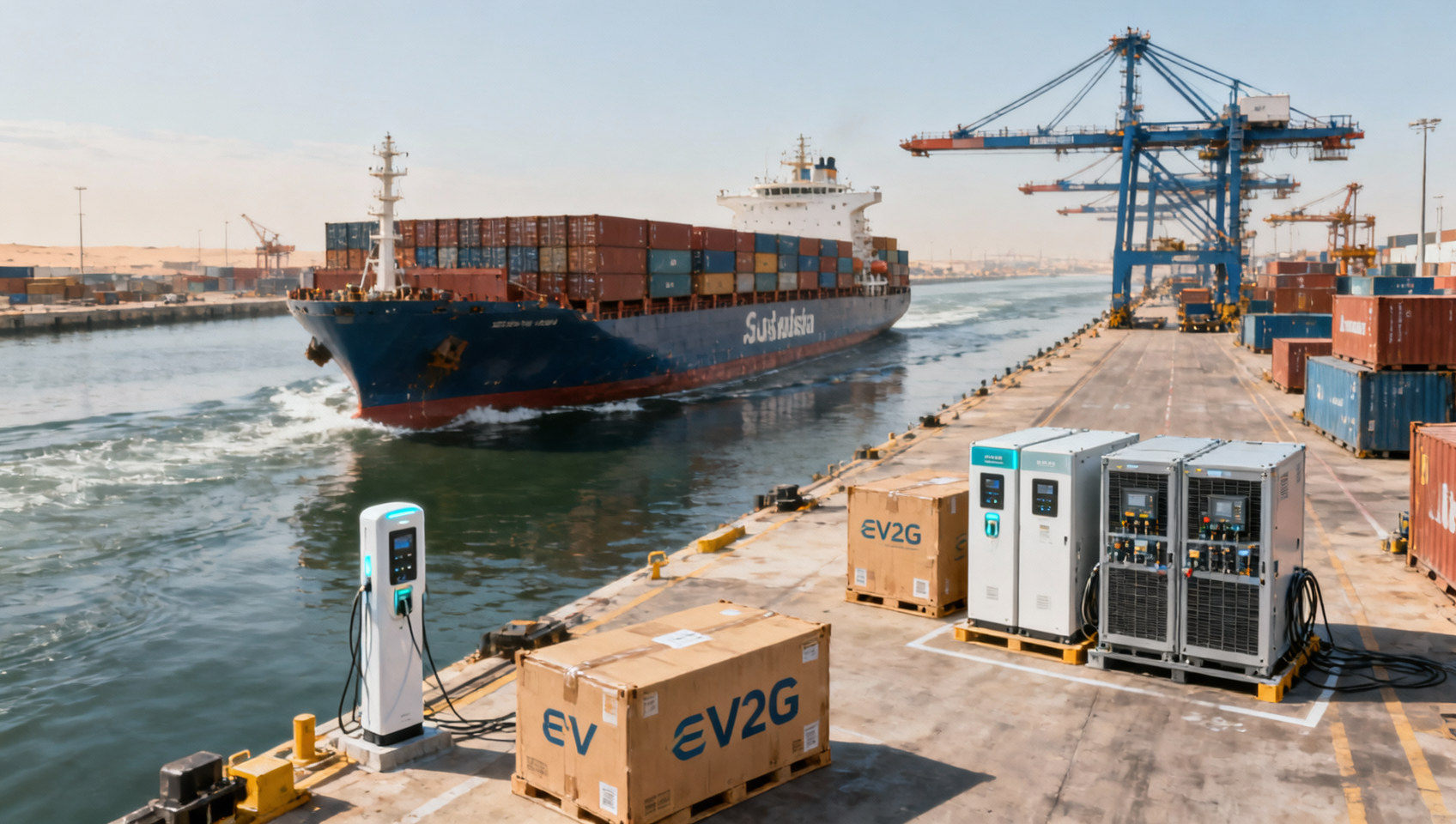 EV Infrastructure Freight Costs Fall 12% on Suez Return