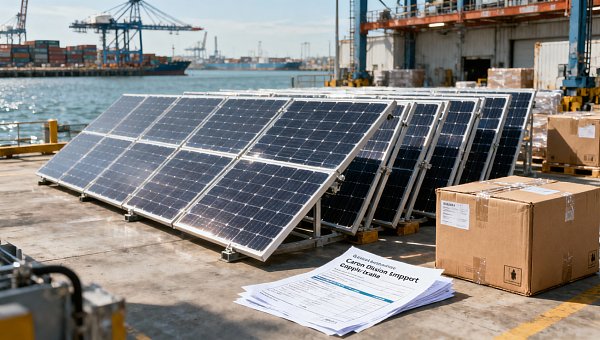 CBP Sets Carbon Data Rule for Solar PV Imports