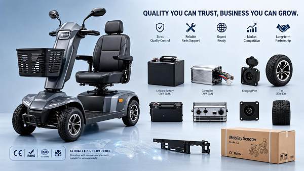 How to Evaluate a Mobility Scooter Exporter for Product Quality and Market Fit