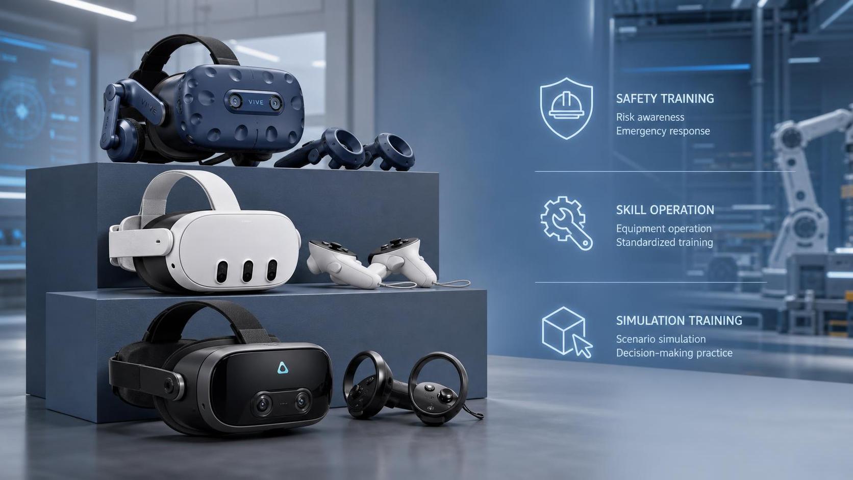 How to Choose VR Headsets for Training Across Safety, Skills, and Simulation Use Cases