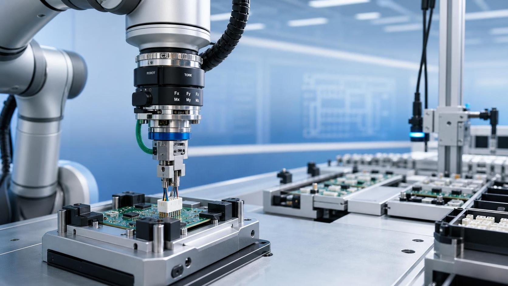 How Force Sensing Helps Collaborative Robots Handle Delicate Assembly Tasks