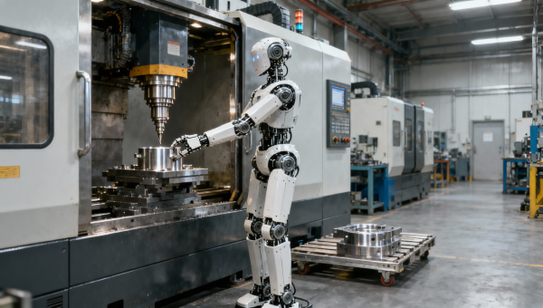 Mitsubishi Electric Develops Industry-First Humanoid Robot–CNC Machining System