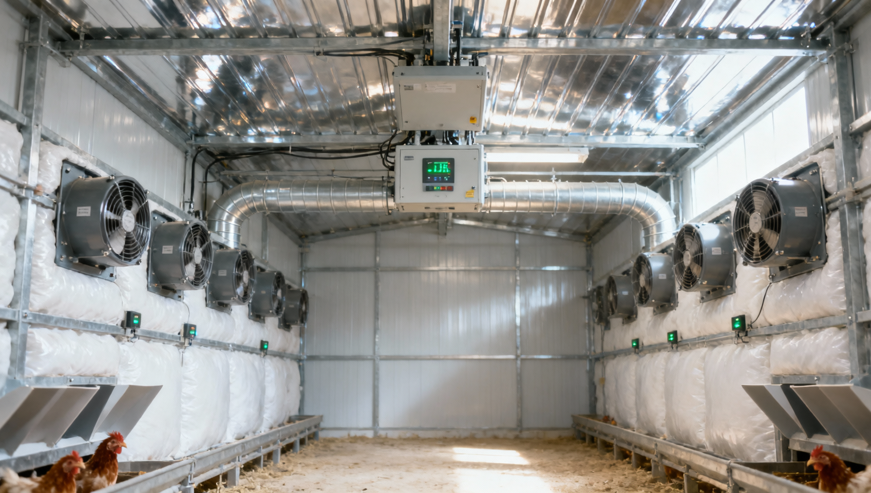 How to choose a poultry ventilation and temperature control system for broiler houses