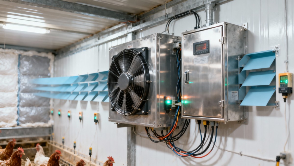 How to choose a poultry ventilation and temperature control system for broiler houses