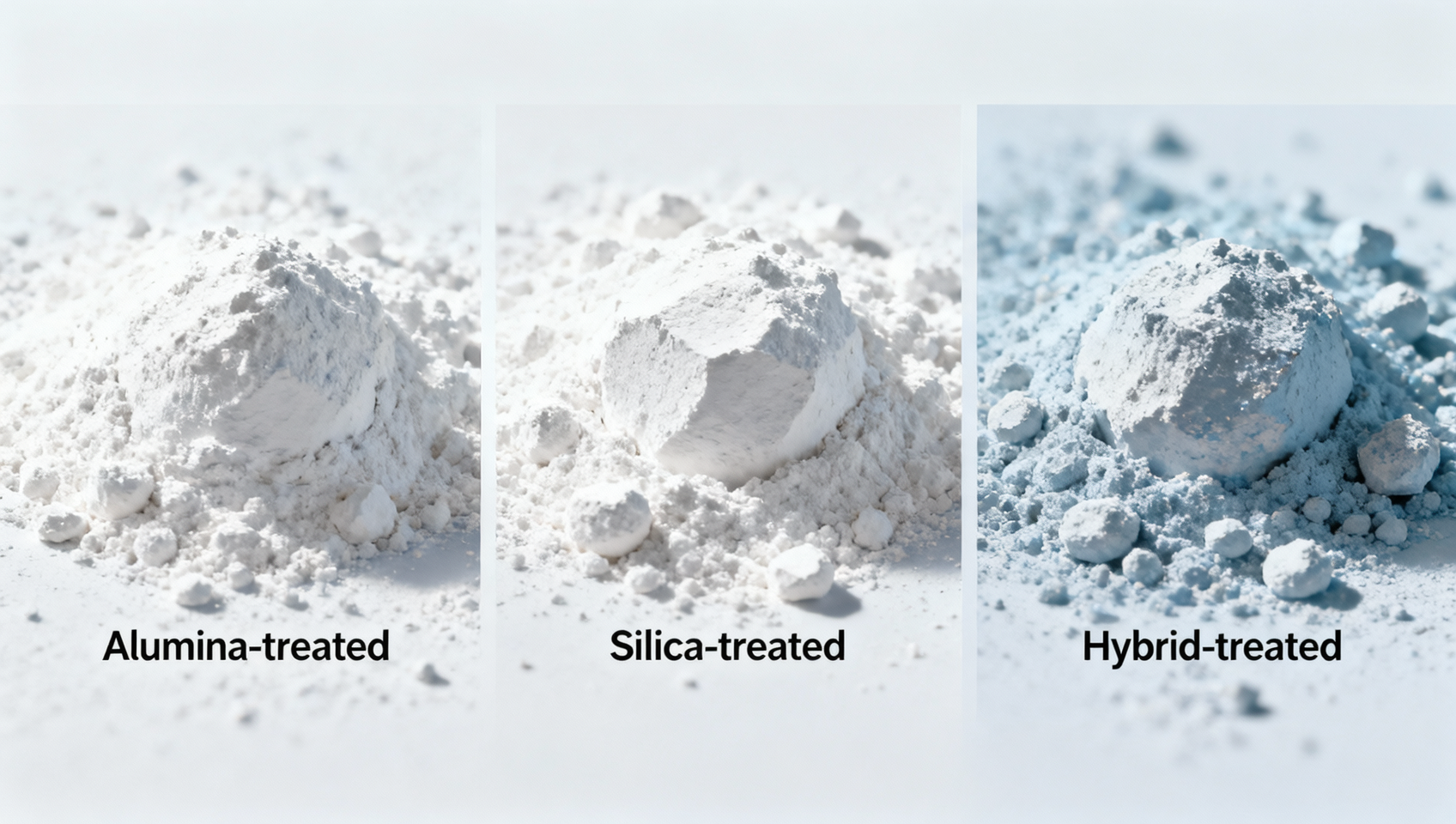 Titanium dioxide in pigment-grade form — how much surface treatment affects dispersibility in water-based paints?