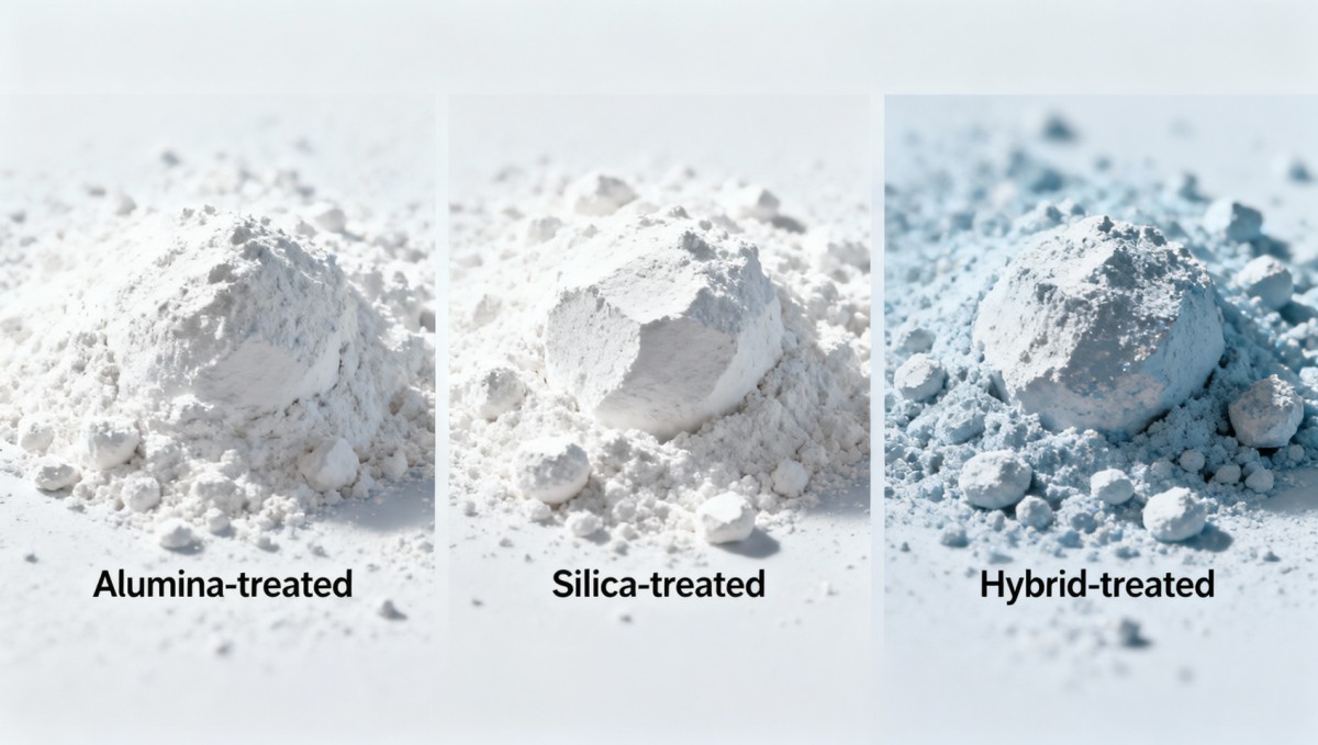 Titanium dioxide in pigment-grade form — how much surface treatment affects dispersibility in water-based paints?
