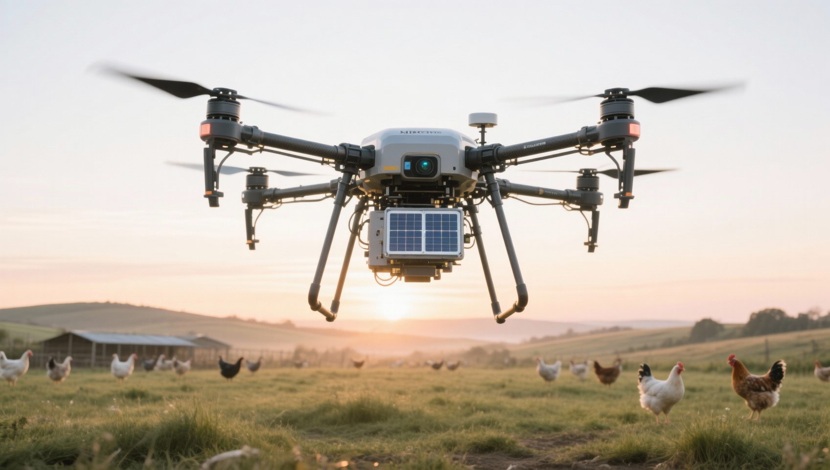 Agri-Drones Mapping Poultry Range Land — Accurate in Daylight, Useless at Dawn Agri-Drones Mapping Poultry Range Land — Accurate in Daylight, Useless at Dawn