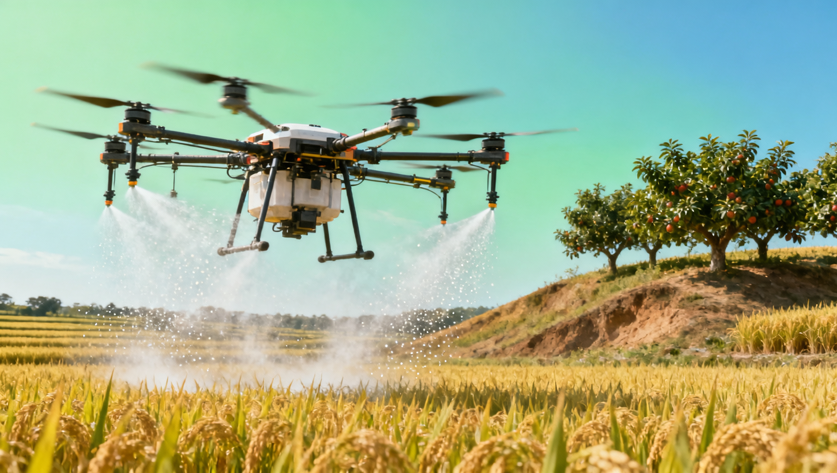Agricultural drones and the limits of spray accuracy Agricultural drones and the limits of spray accuracy