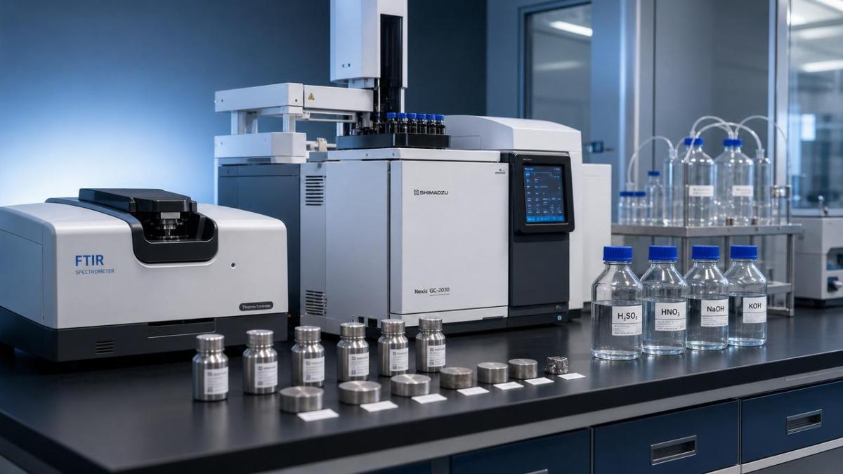 Chemical Analysis Methods Used to Verify Material Consistency Chemical Analysis Methods Used to Verify Material Consistency