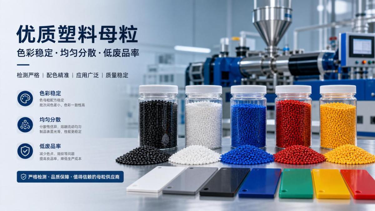 Plastic Masterbatch Buying Guide for Stable Color and Lower Scrap Rates Plastic Masterbatch Buying Guide for Stable Color and Lower Scrap Rates