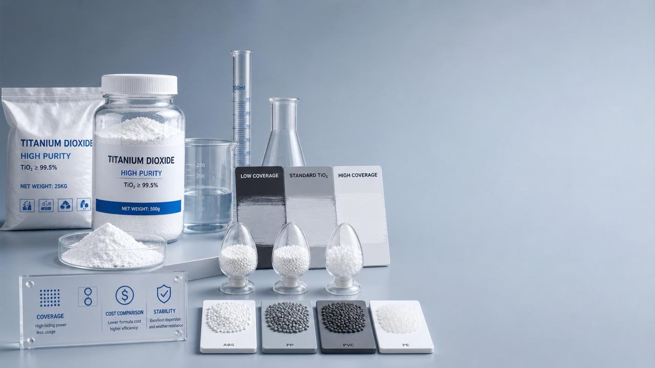 Titanium Dioxide Grades: How to Compare Opacity, Cost, and Stability