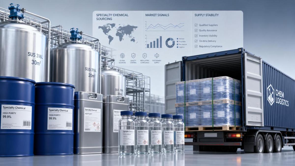 Chemical Market Signals for Specialty Chemical Sourcing