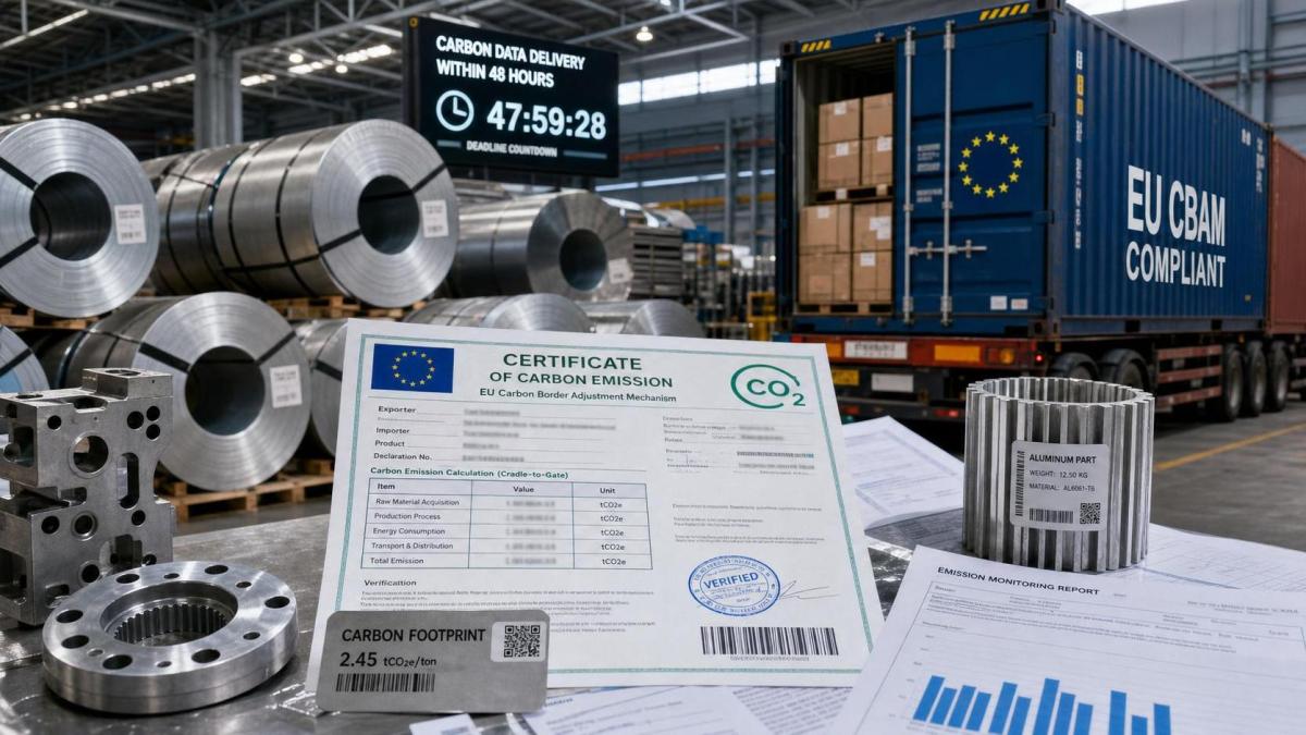 EU CBAM Payment Phase Starts, Chinese Exporters Face 48-Hour Carbon Data Deadline EU CBAM Payment Phase Starts, Chinese Exporters Face 48-Hour Carbon Data Deadline