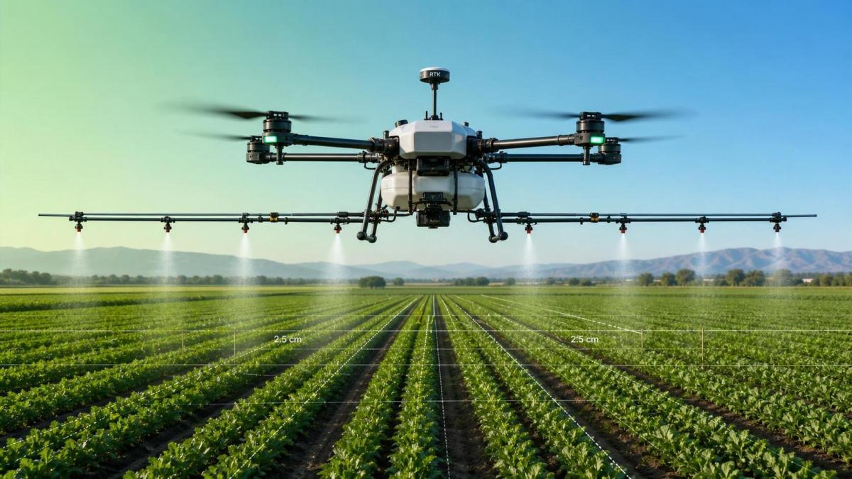 RTK Agricultural Drones: When Centimeter Accuracy Improves Field Results