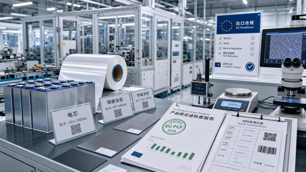 EU Carbon Footprint Battery Pilot Reaches Chinese Coating Suppliers