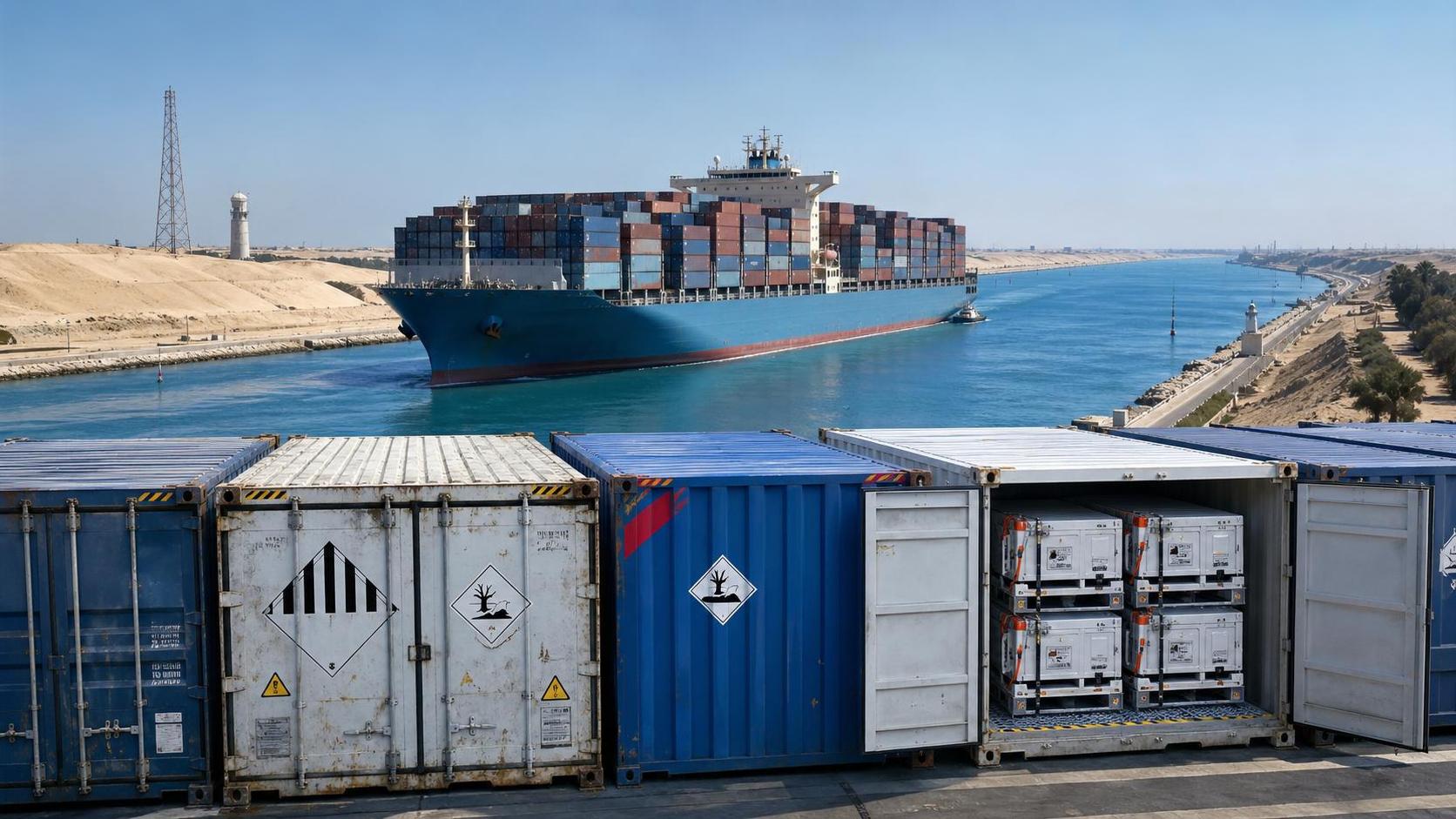 Suez Canal Fees Rise for Q3 Battery Cargo