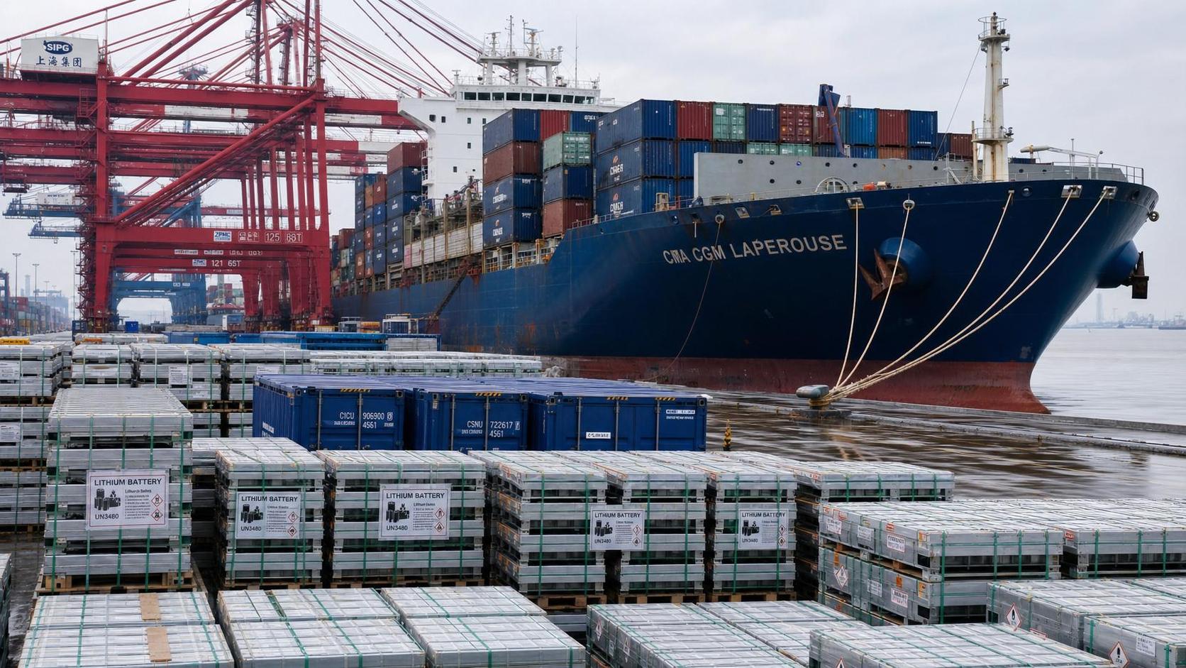 Battery Tech Sea Freight Jumps on Shanghai-Rotterdam Lane Battery Tech Sea Freight Jumps on Shanghai-Rotterdam Lane