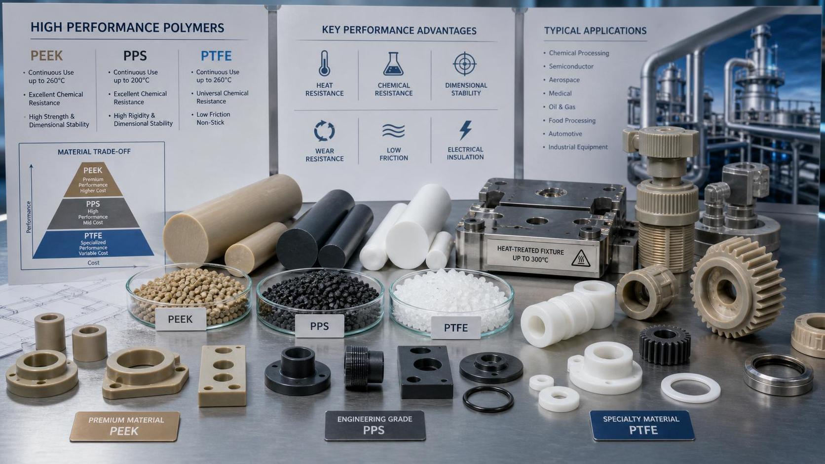 High-Performance Polymers Price Guide: Cost Drivers and Material Trade-Offs High-Performance Polymers Price Guide: Cost Drivers and Material Trade-Offs