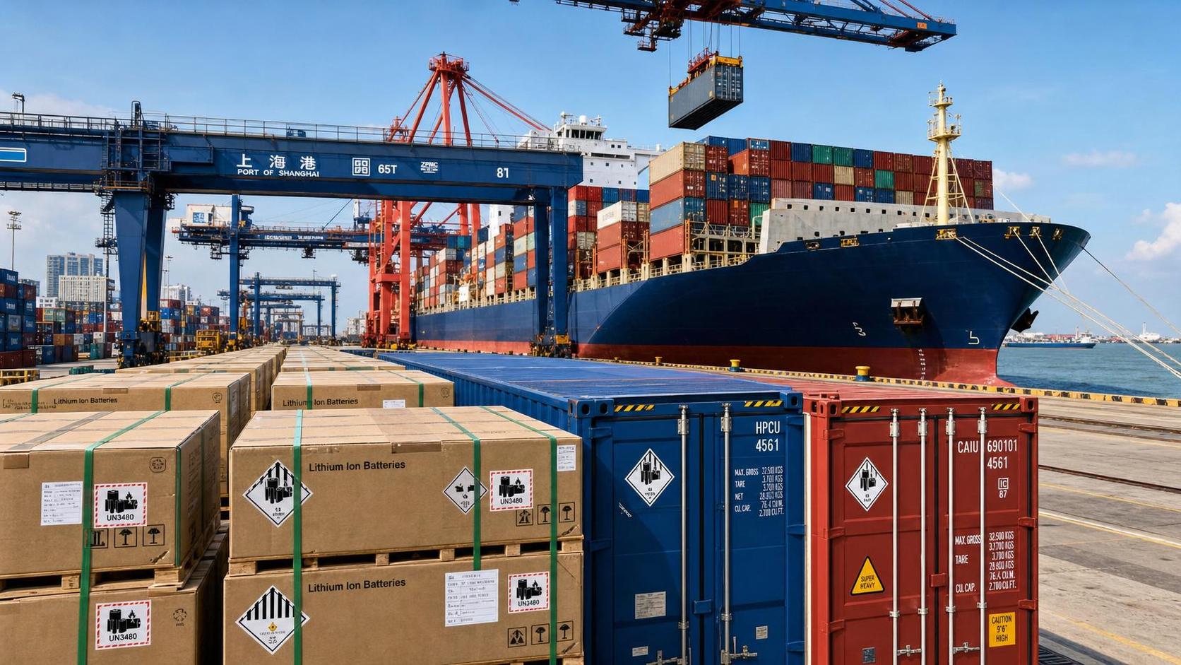 Shanghai-LA Battery Tech Ocean Rates Hit $6,800/FEU Shanghai-LA Battery Tech Ocean Rates Hit $6,800/FEU