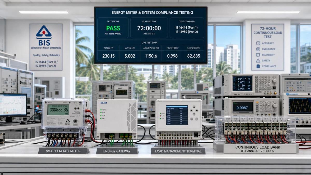 India BIS Makes Chennai Energy Tests Mandatory