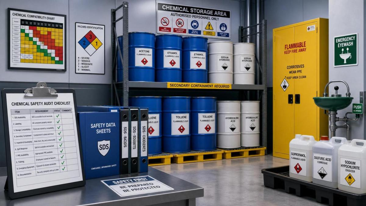 Chemical Safety Audit Checklist: Common Gaps That Lead to Compliance Risk