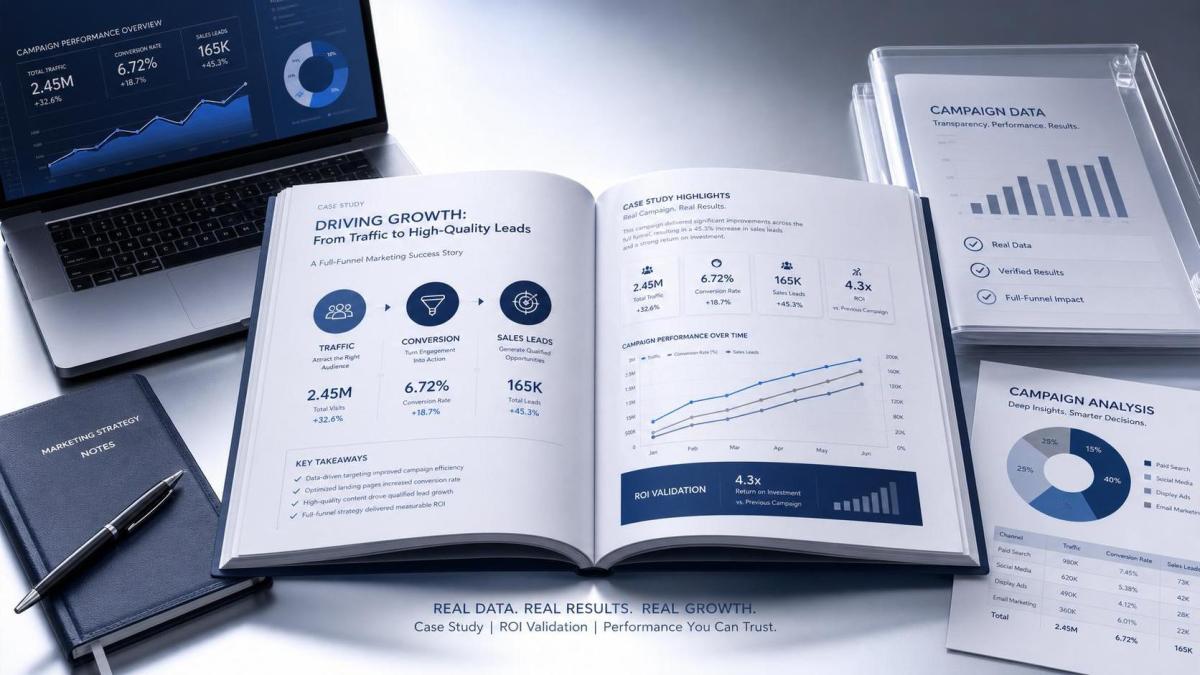 Case Study Promotion Service: How to Prove ROI With Real Campaign Data