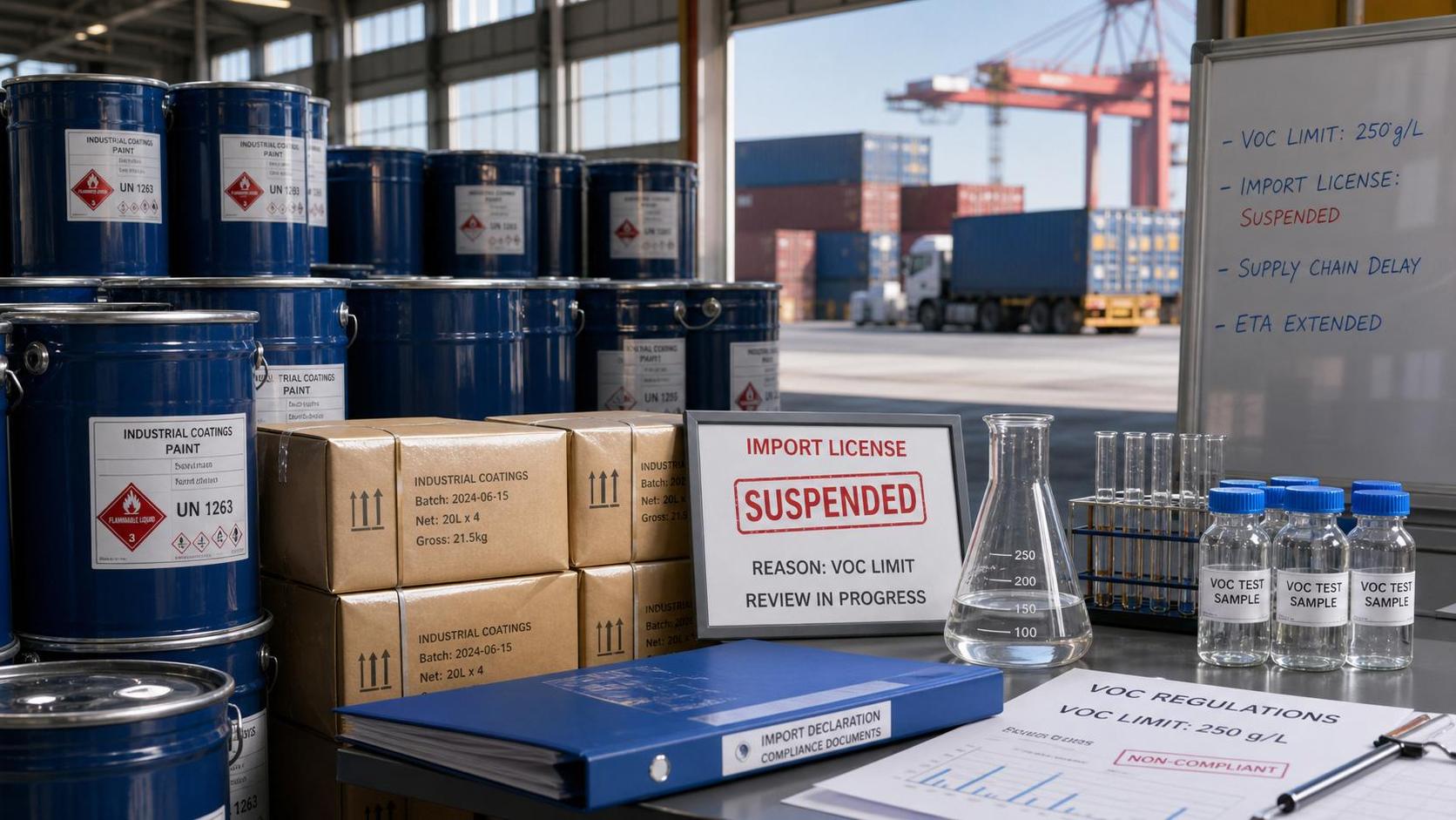 Vietnam Halts Coatings Import Permits Over New VOC Cap