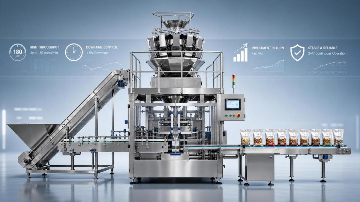 Food Packaging Machinery Selection: Throughput, Downtime, and Payback Food Packaging Machinery Selection: Throughput, Downtime, and Payback
