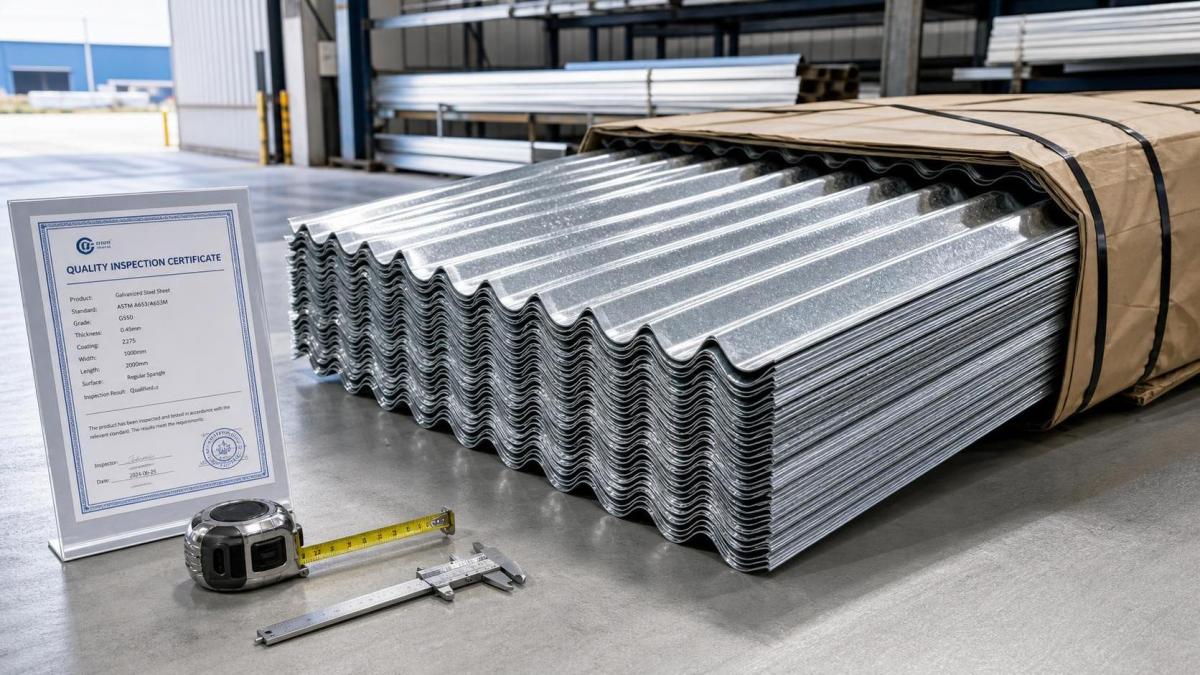 Galvanized Corrugated Roof Sheet Standards to Verify Before Import