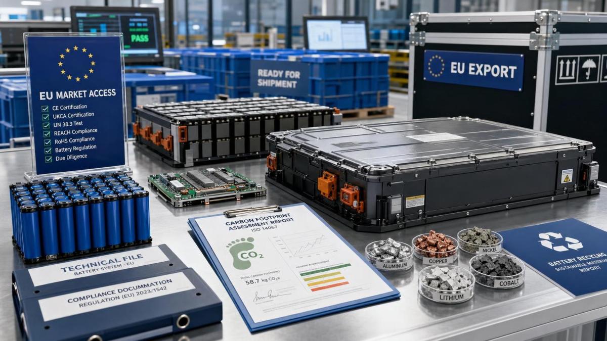EU Battery Rule Takes Effect for EV Component Exports EU Battery Rule Takes Effect for EV Component Exports